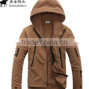 Outdoor Green Sports Coat Men Fleece Jacket Man Jacket Wholesale in China thumbnail-5