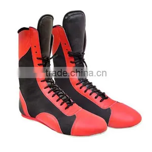 Men Boxing Leather Boxing Shoes/ Boxers Shoes thumbnail-1