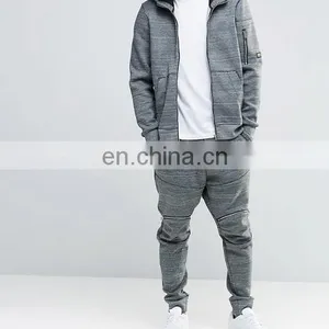 Custom Mens Zip Up Fashion Hooded thumbnail-4