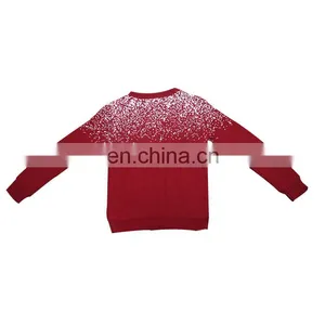 2017 Wholesale Nice Custom Winter Child Design Knitted Mongolian Cashmere Kid Sweater for Boys thumbnail-2