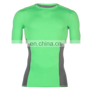 Short Sleeve Light Green t Shirt Compression thumbnail-1