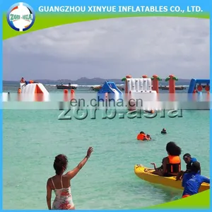 Durable 0.6mm PVC Tarpaulin Inflatable Water Park, Inflatable Aqua Park, Water Splash Park thumbnail-1