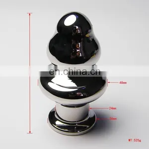 Mushroom Shape Flashing Light Anal Butt Plug, Jewelry Anal Plug thumbnail-5