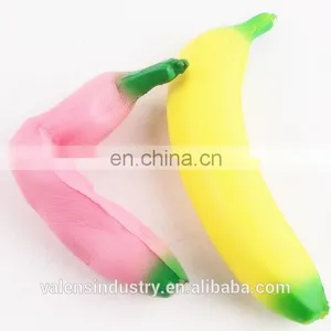 Wholesale Custom Anti Stress Soft PU Japan Squishy Kawaii Slow Rising Fruit Banana Foam Toys Supplier thumbnail-6