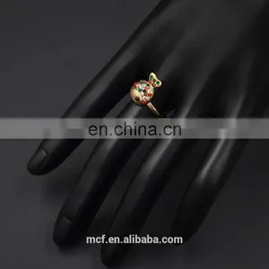 MCR-0034 Fashion Latest Gold Finger Ring Designs ,wedding Engagement Ring thumbnail-2