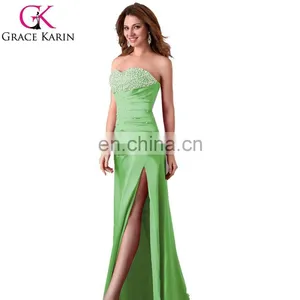 Grace Karin Sexy Women's Long Stunning Strapless Prom Dresses Wholesale CL2588 thumbnail-1