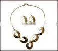 SF-NC268 Hammered Brass Necklace thumbnail-1