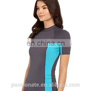 Custom Print Your Own Logo Rash Guard High Quality Blank Surf Suit thumbnail-1