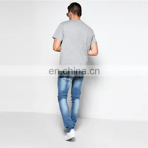 Wholesale Custom 2017 New Fashion Clothes Summer Short Sleeve Mens Embroidery t Shirt thumbnail-2