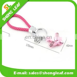Creative Pink Airplane Shaped Metal Keychain for Girls thumbnail-4