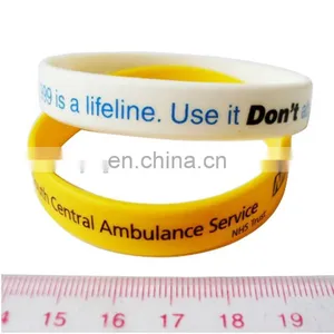 Chic Quality Silicon Wristband,Round Cheap Bracelet With Slogan In Bulk,Factory Direct Price&Sale Profession Supplier For Party thumbnail-1