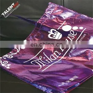 Custom Glossy Lamination Non-woven Cloth Shopping Bag With Company Logo thumbnail-3