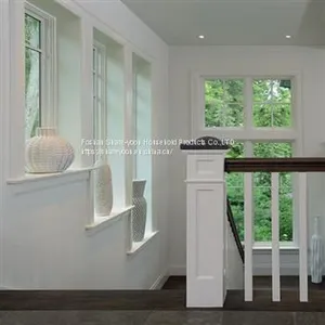 Grill Metal White Glass Oem Triple Glazed Guangdong Manufacturers Aluminium Alloy Window thumbnail-1