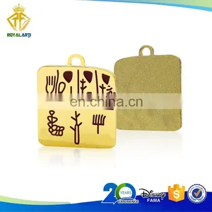 Gold Religion Medallas With Soft Enamel Color thumbnail-1