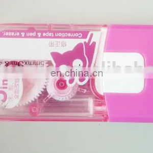 Eraser Set School Children All in One Eraser Set Correction Tape and Liquid and Eraser Set thumbnail-1