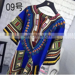 Wholesale Bulk Dashiki Shirt Short Sleeve Thailand Dashiki Shirt thumbnail-1