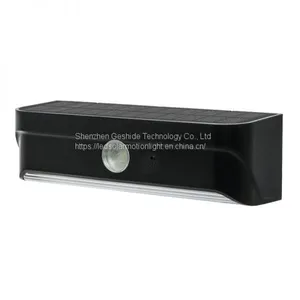 PIR Motion Sensor Wall Lamp Solar Powered IP65 Garden Using LED Outdoor Lights thumbnail-1