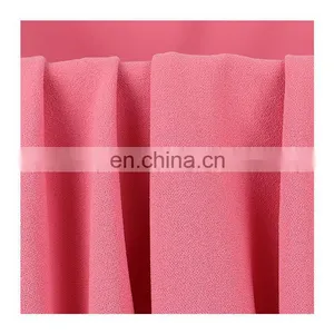 Chinese 100D 92% Polyester 8% Spandex 4 Way Stretch Moss Crepe Woven Fabric thumbnail-4