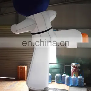 Customized Inflatable Karate Cartoon, Inflatable Taekwondo Boy With Logo For Advertising,Club Event thumbnail-3