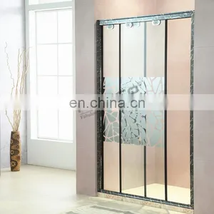 Modern Design Shower Cabin Toughened Sliding Glass Shower Door thumbnail-2