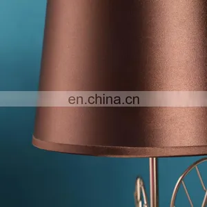 Popular New Design Living Room Decor Gold Leaf Shape Luxury Bedside Lamps for Hotel Home thumbnail-3