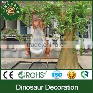 Lisaurus-LA Cute Hanging Dinosaur and Tree Glider Chair thumbnail-1