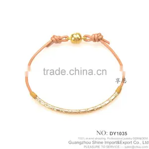 New Design Leather Braid Bio Magnetic Bracelet Wholesale thumbnail-3