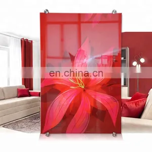 Silk Screen Printing Color Glittering Glass For Refrigator/air Conditioner thumbnail-3