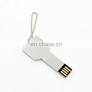 Metal Custom Logo White Key Shape Stick Flash Usb, Low Price Special 8gb Minions thumbnail-1