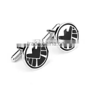 Aegis Board Shield Cufflinks Avengers Captain America Shield Cufflinks thumbnail-2