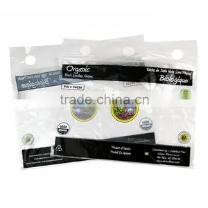 Transparent LDPE China Made Plastic Freezer Bag for Fruit Package With Holes thumbnail-3