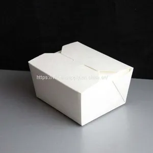 Rectangle Oriental Food Box 35oz White-take Away Carton, Suitable for Hot or Cold Foods, Easy Close Top thumbnail-3