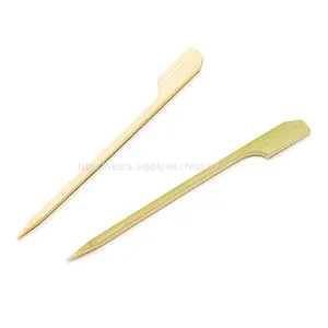 Yakitori Skewers Bamboo/bamboo Skewers 7 Inch Yakitori Custom Logo Paddle Skewers thumbnail-2