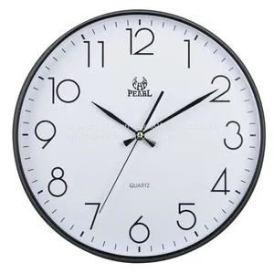 2021 New PW345 Round Large Quartz Wall Clock Sweep Movement thumbnail-1