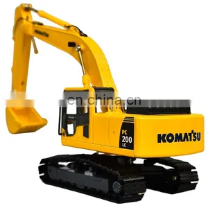 Metal Car Toy for Kid 1/43 Decoration Original Engineering Vehicle Navvy Pc200 Model Excavator thumbnail-1