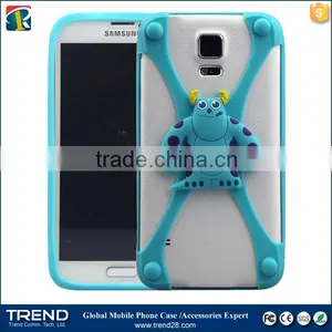 Fit for 1~5 Inches Bear Yellow Monster Universal Silicon Bumper Case for Iphone 6 Quality Choice thumbnail-1