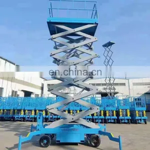 Hot Selling Movable Hydraulic Electric Aerial Scissor Lifting Platform Mobile Electric Scissor Lift thumbnail-1