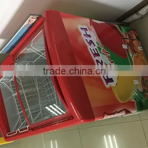 268L Supermarket Display Freezer With One Free Basket thumbnail-4