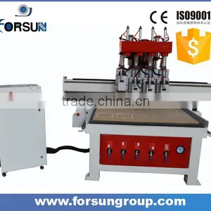 China Supplier Mdf Cutting Power Wood Cnc Router Multi Spindle Machine for Door Furniture thumbnail-6