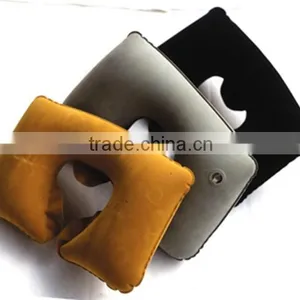 Hot Soft Travel Pillow U Shape Inflatable Neck Cushion Air Inflatable Car Sleep thumbnail-1