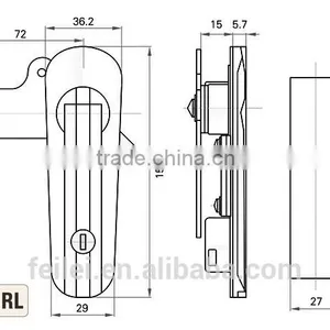 Flei Panel Lock for Cabinets thumbnail-5