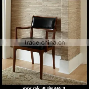 DC-144 Cafe Shop Lesiure Dining Wood Chair thumbnail-1