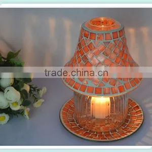 2014 New China Manufacturing New Mosaic Lamp Candle Shade for Home Decoration&wedding thumbnail-1