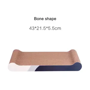 MEOW LOVE Wear-Resistant Cat Paw Grinder Pet Cat Scratcher Corrugated Cardboard Scratch Pad Wood Corrugated Paper Toy Durable Cat Carton thumbnail-5