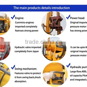 Hanfa Brand 56m Depth 80 KN.M Torque Bore Piling Machine HF856A thumbnail-2