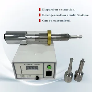 500w Ultrasonic Homogenizer Mixer Lab Small Portable Sonicator Condensation Ultrasonic Homogenizer thumbnail-2