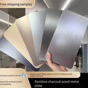 Xindishu High-end Customized Bamboo Charcoal Fiber Metal Panels, Mosaic Panels, and Water Ripple Panels thumbnail-1