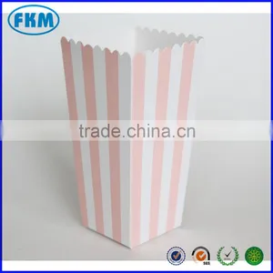 Light Pink Popcorn Box-Pop Corn Scoop-Pink Favor Box-Party Favor Boxes Birthday Party-Wedding thumbnail-1