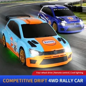 Remote Control Rally Car RC Vehicle Toys 4WD 2.4GHz RC Drifting Spray Car With Light Remote Control Toys thumbnail-4