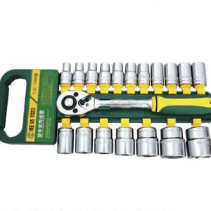 19pcs Heavy Duty Cr-V Socket Tool Set, 1/2